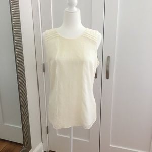 Banana Republic cream tank top